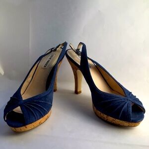 Steve Madden Blue Suede Shoes